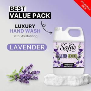 Safae Lavender Handwash - 5 Litre Refill Pack